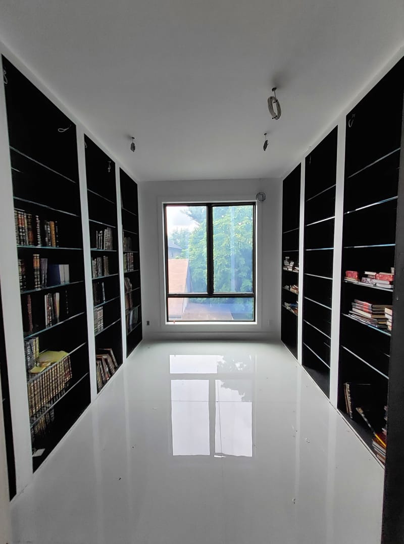 Custom Glass Shelving