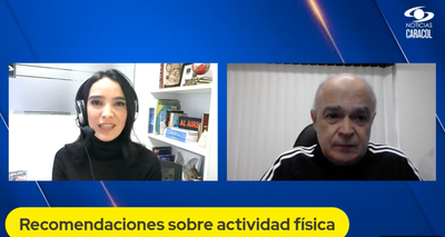 Noticias Caracol - Recomendaciones para mantenernos activos físicamente Dr. Iván Dario Escobar