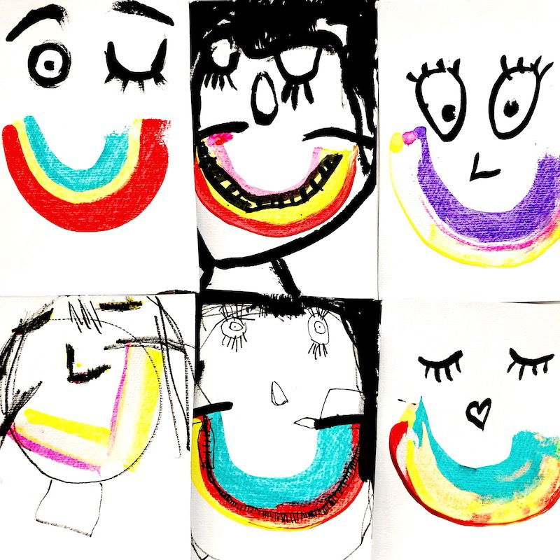 Let's draw a smile!