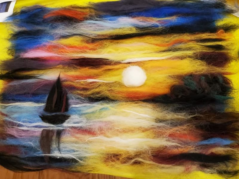 Шерстяная Акварель (для взрослых)