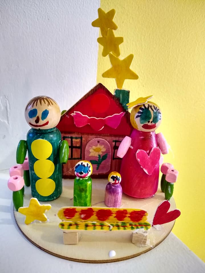 Деревянная Kомпозиция (Для детей от 4 до 6 лет)