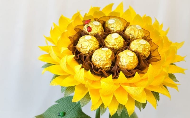 Букет из Конфет (Для взрослых, подростков и детей)