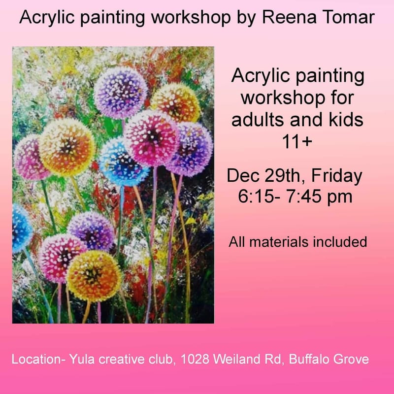 Acrylic Painting Workshop with Reena Tomar