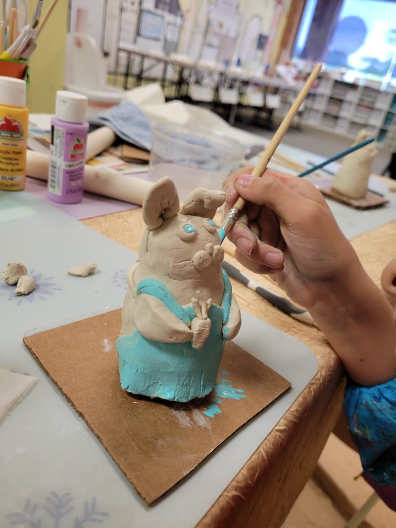 ЛЕПКА для детей от 6 до 11 лет по субботам с Т. Алтуховой. Два занятия 1/20, 1/27