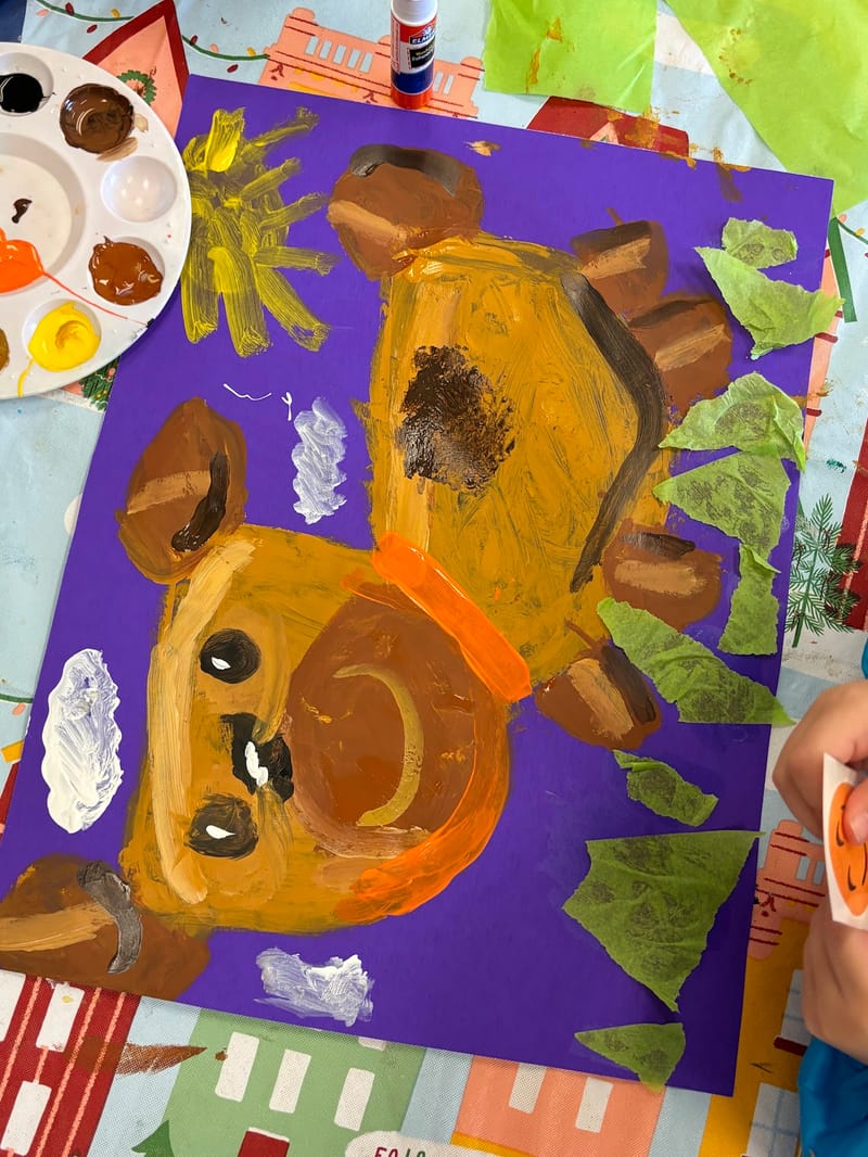 Живопись + Лепка.  По воскресеньям (c 10:00 до 11:00), для детей от 4,5 до 6 лет. Май