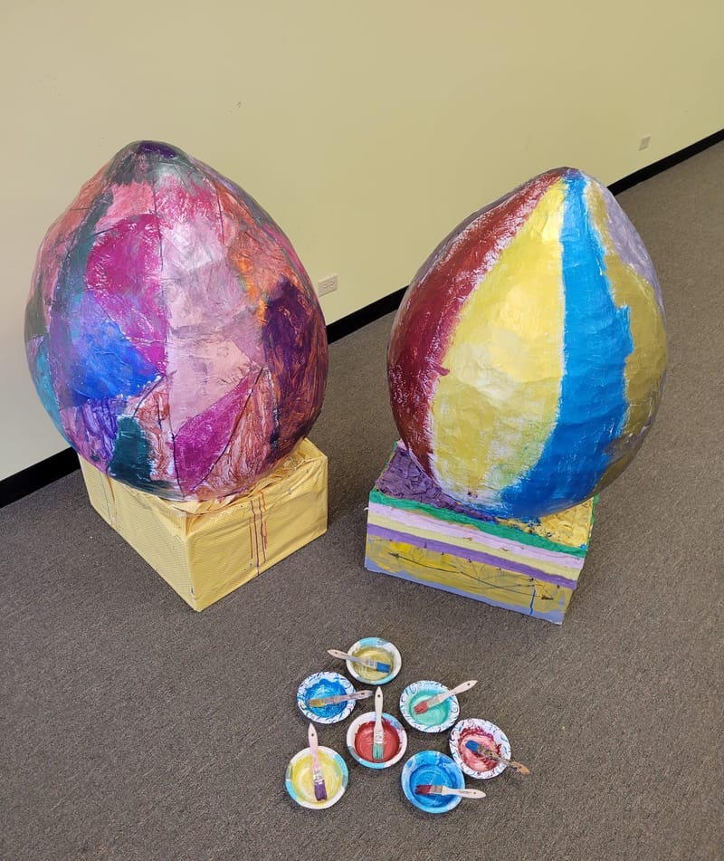 Яичные секреты или Красочный беспорядок