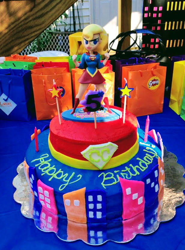 Supergirl Cake