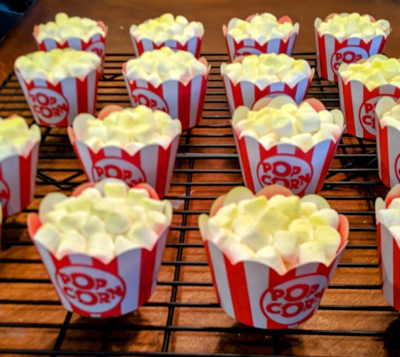 Movie Party Cupcakes