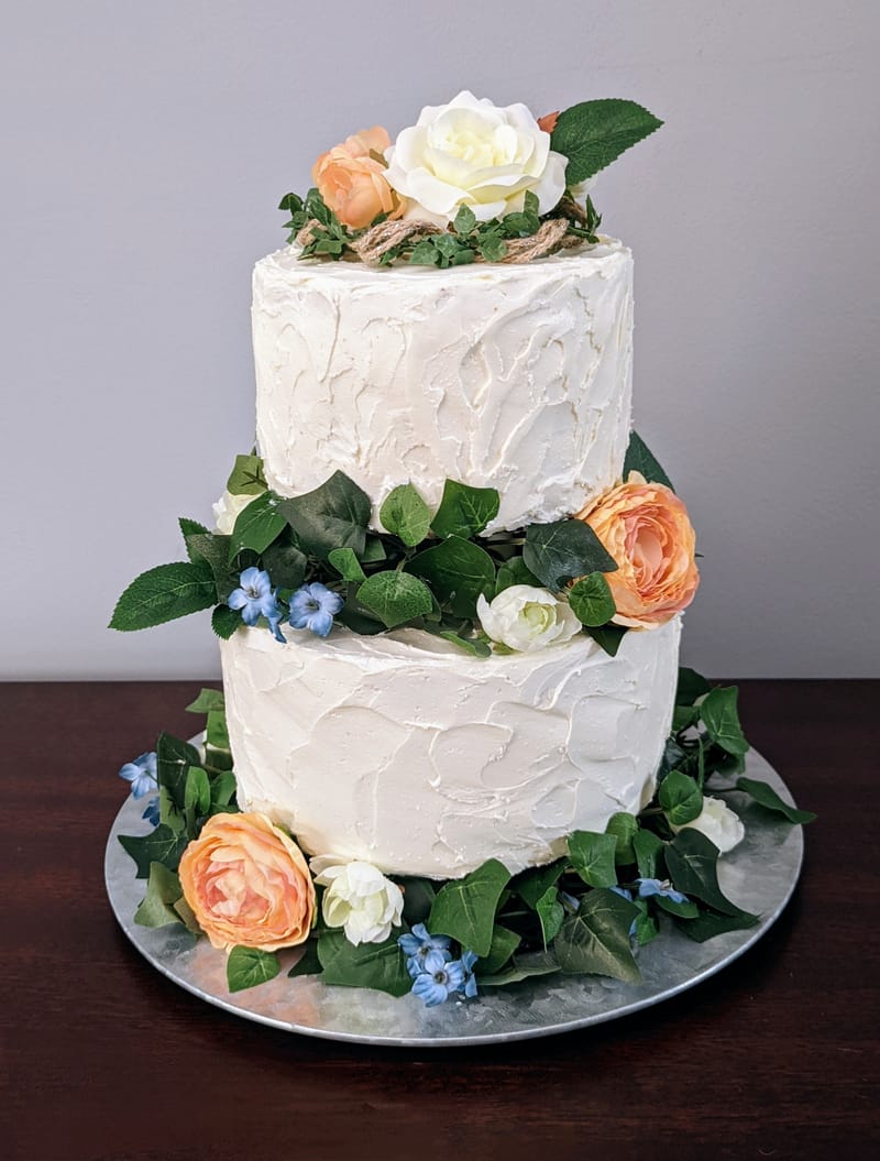 Medieval Handfasting Ceremony Cake
