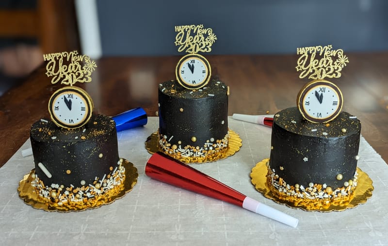 New Years Eve Cakes