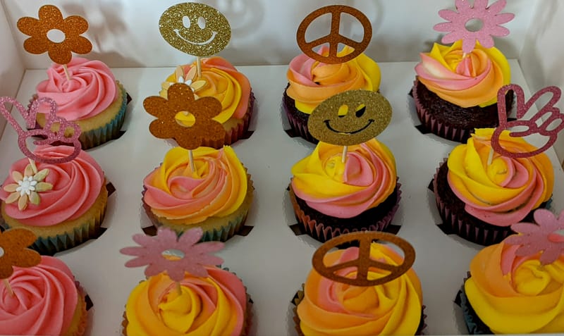 Hippie Cupcakes
