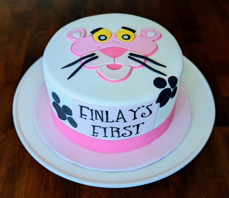 Pink Panther Cake