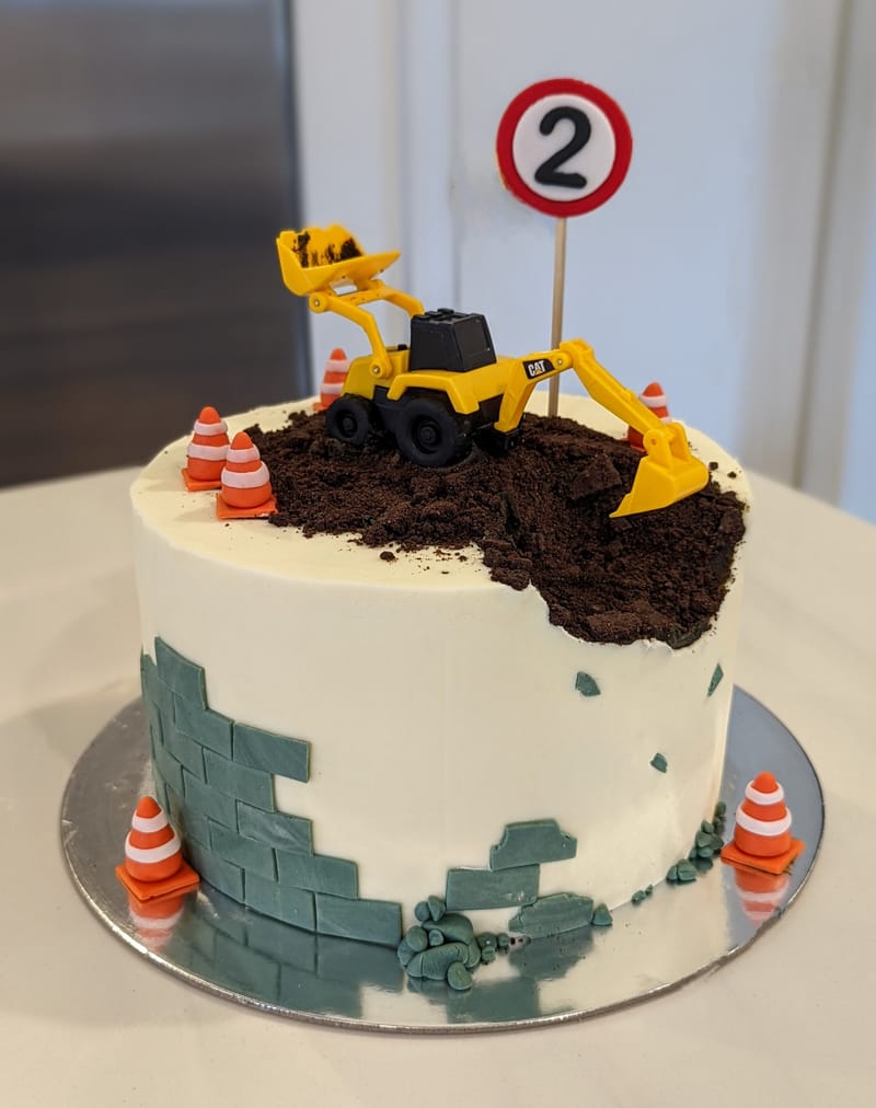 Excavator Cake