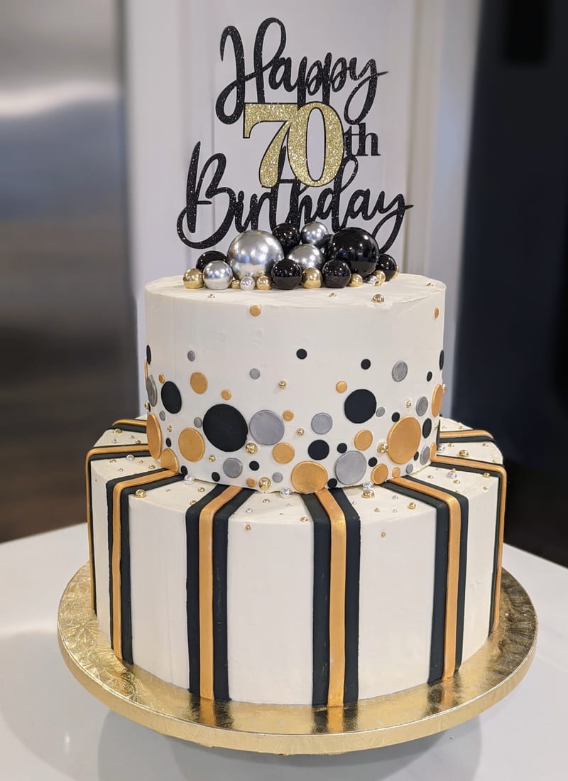 70th Birthday Cake