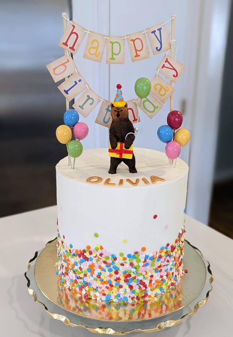 Birthday Bear Cake