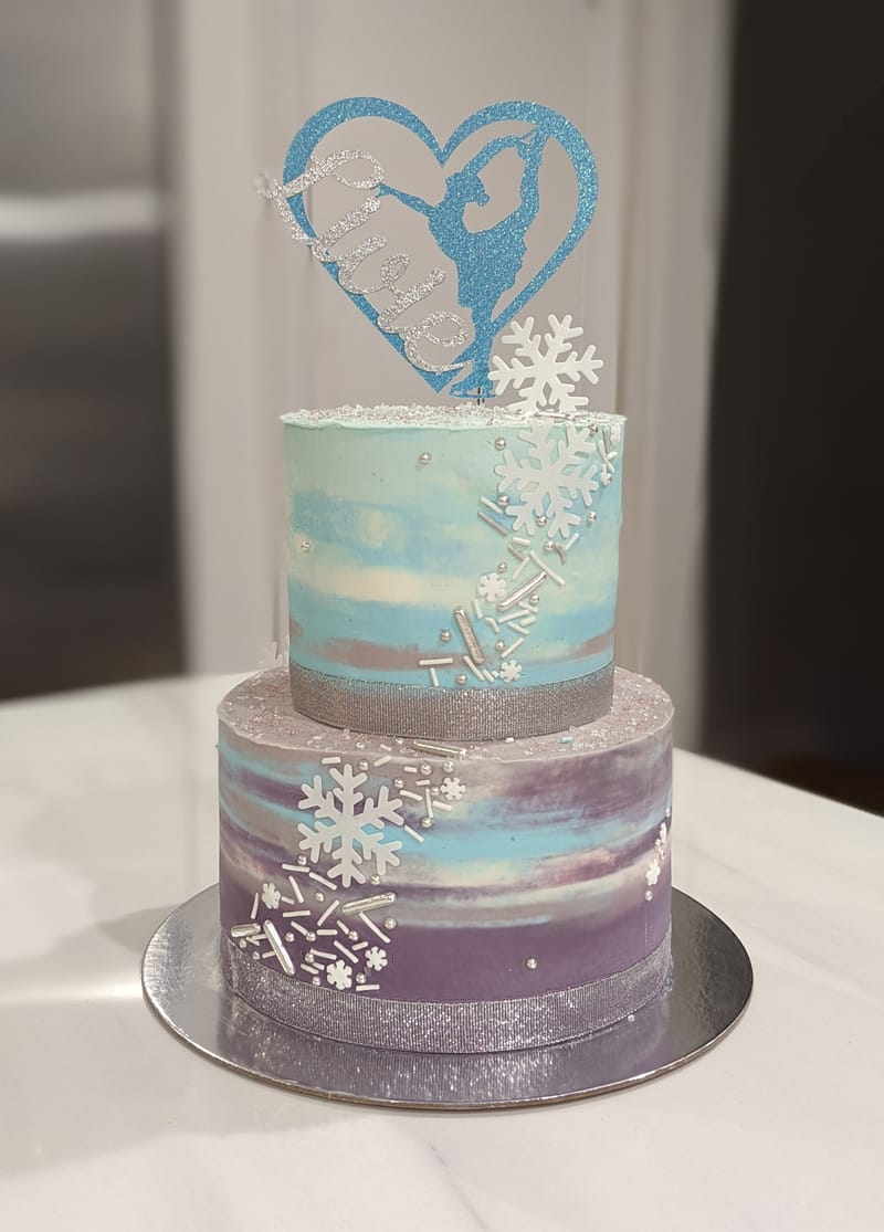 Figure Skating Cake