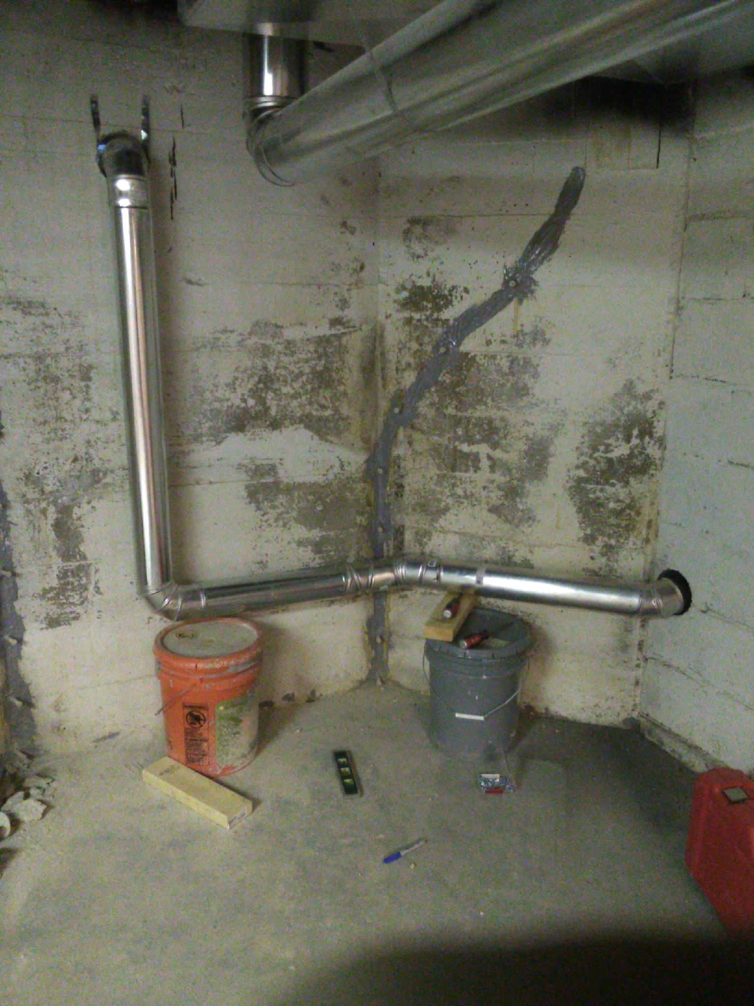 New dryer venting installed