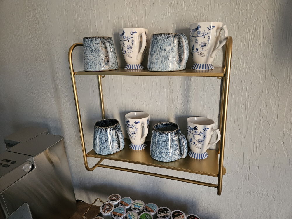 Coffee/Tea Cup Shelf Install