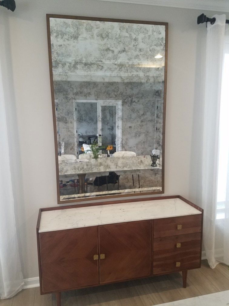 Large Mirror Install