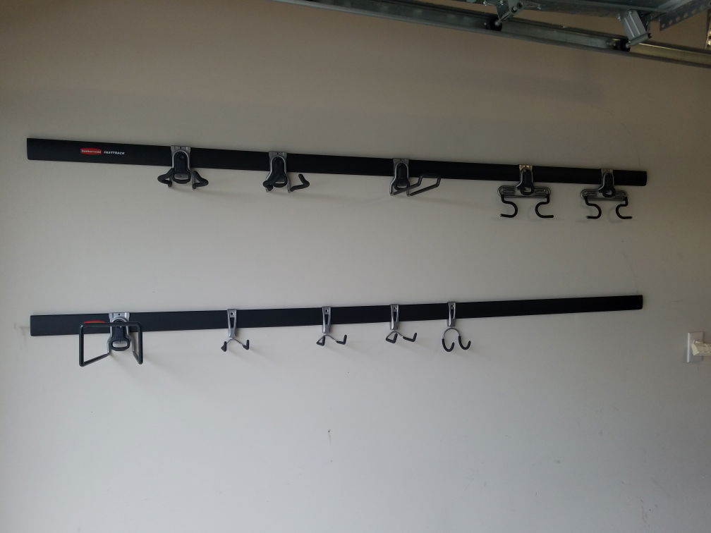 Garage Organization Rack Installations