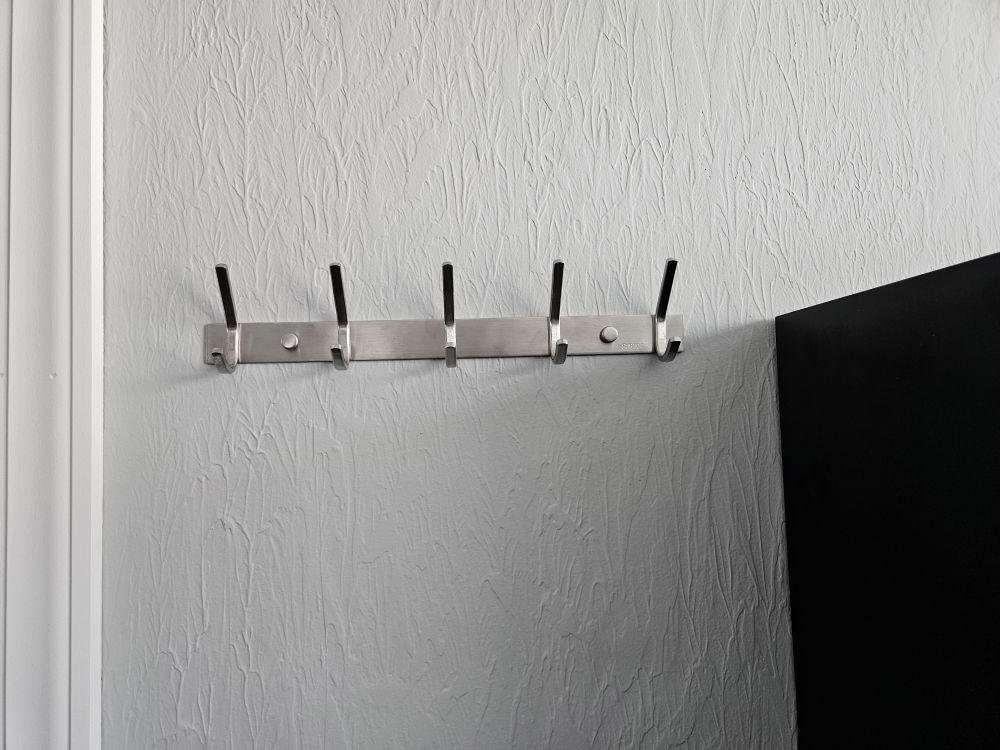 Apron Hanging Rack Install
