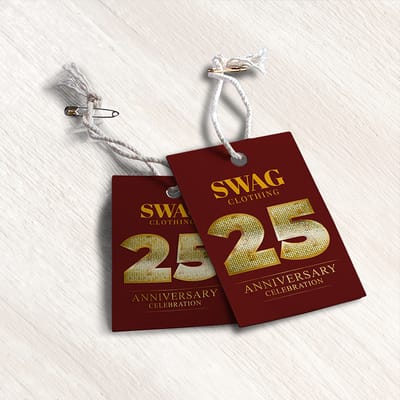 Print Creative And Attractive Custom Akuafoil Hang Tags From PrintMagic