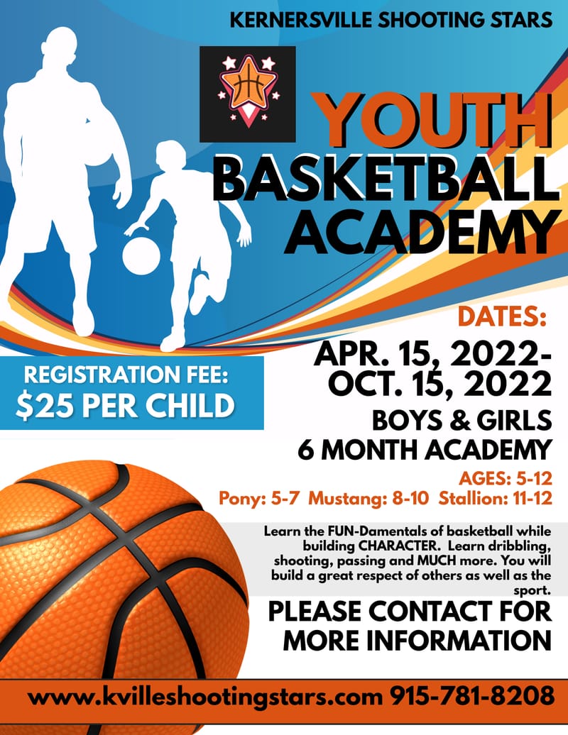 Academy Registration Info