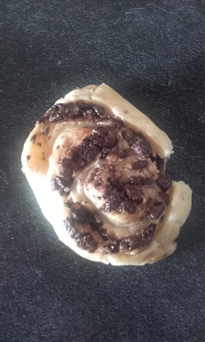 Mini roulé aux pépites de chocolat