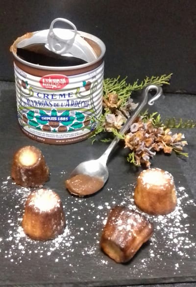 Cannelé à la crème de marrons