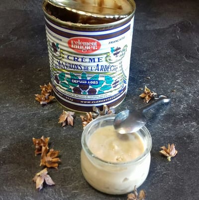 Crème dessert vanille et crème de marrons