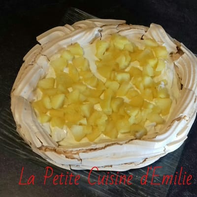 Pavlova à la pomme