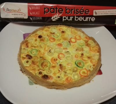 Quiche rosace de légumes