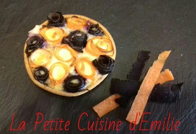 Quiche rosace duo de carotte
