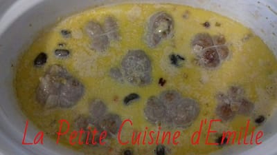 Paupiettes de veau façon blanquette