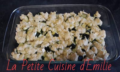 Crumble salé à la courgette