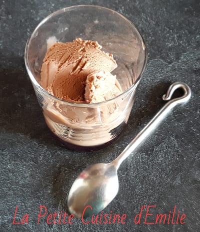Glace à la pâte à tartiner