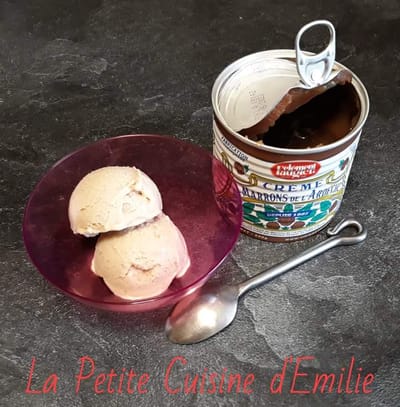 Glace à la crème de marron