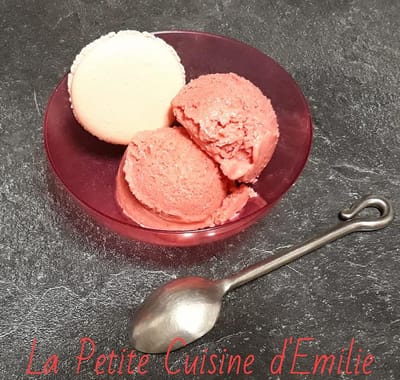 Glace à la fraise