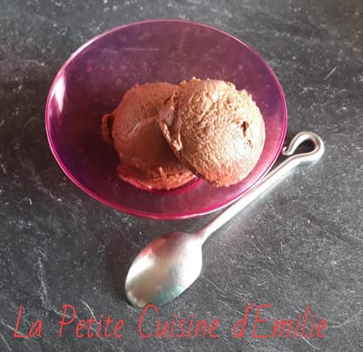 Glace au chocolat