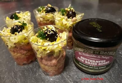 Verrine mousse de Betterave