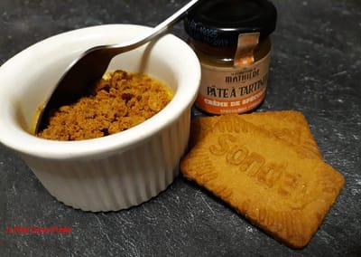 Crème brûlée saveur Spéculoos