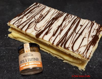 Millefeuille pâtissière et crémeux Spéculoos
