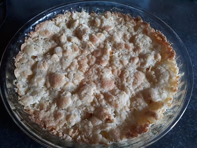 Crumble Pomme sans gluten
