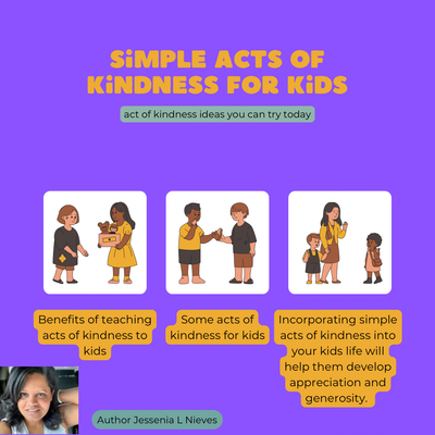 Simple acts of kindness for kids