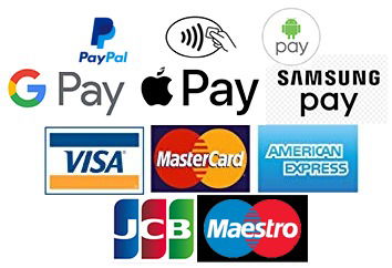 We accept all types of payments