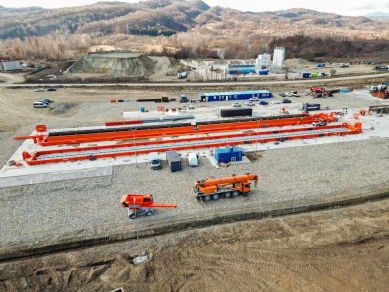 SELF-SUPPORTING STANDS FOR PREFABRICATED CONCRETE BEAMS: SECTION 4 TIGVENI - CURTEA DE ARGEț - SIBIU – PITEȘTI HIGHWAY