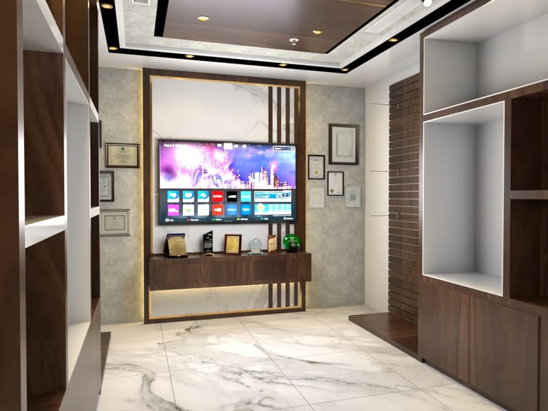 Security Company -Abu Dhabi- Showroom Design - Creative Minds Interior ...