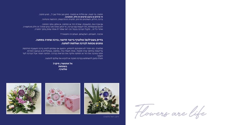 כריכה לקטלוג סטודיו סולוגרף