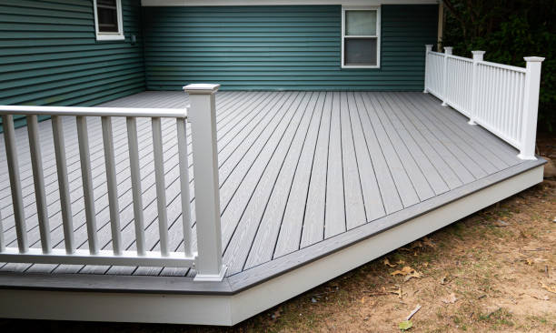 Wood Grain Slate Grey Composite Decking