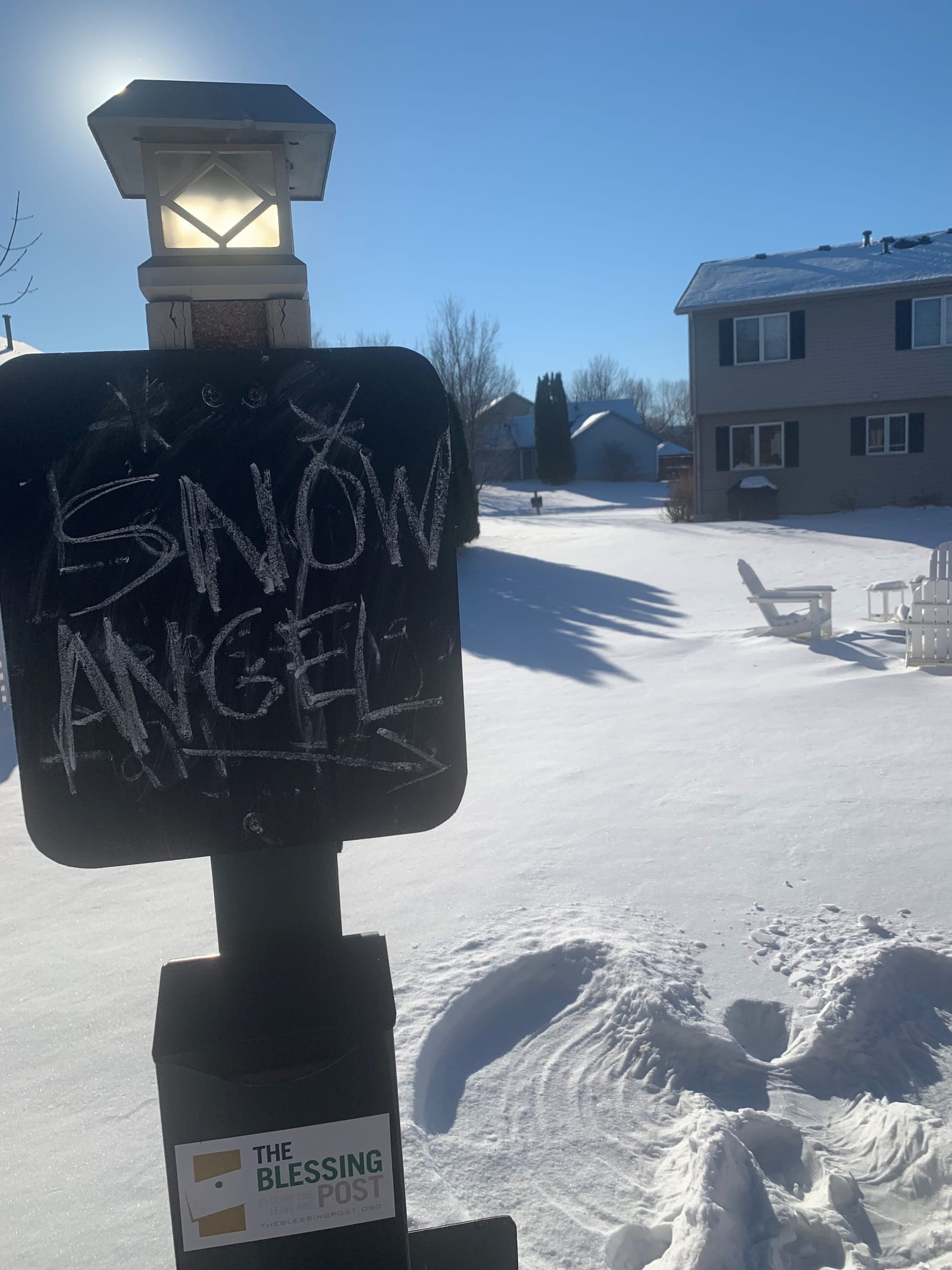 A visit from a Snow Angel